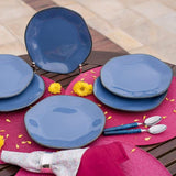 RYO 12 Piece Blue Dinner Plate Set