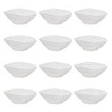 RYO 12 Piece White Dinner Soup Bowl Set