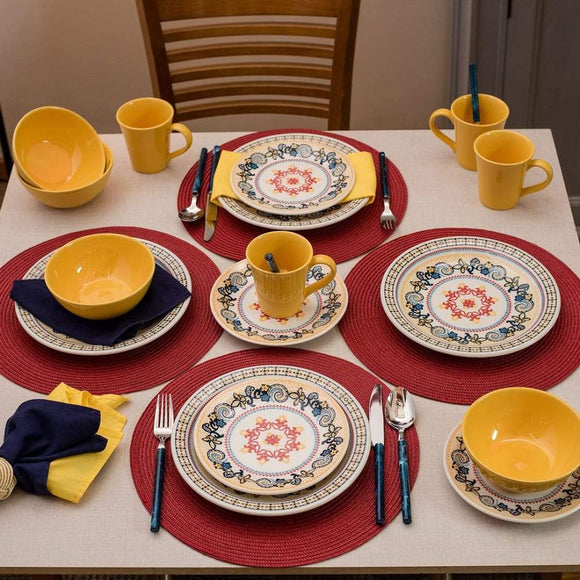 Floreal 16 Piece Dinnerware Set