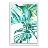 Tropical Botanicals by Laurie Duncan Large Green Framed Canvas Wall Art